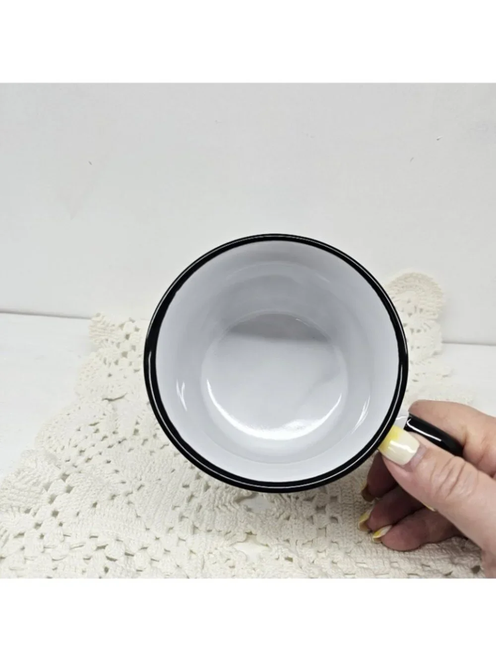 Wicked Chickens Lay Deviled Eggs Mug White Black Rim Funny Country Kitchen Gift